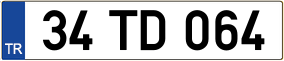 Truck License Plate